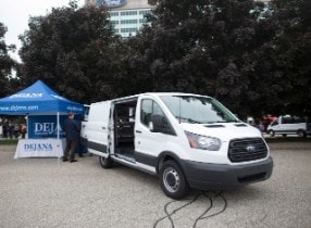 Dejana: Work Van with Slide-out Shelving
